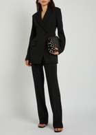 Another Tomorrow Straight-leg Jersey Trousers Black