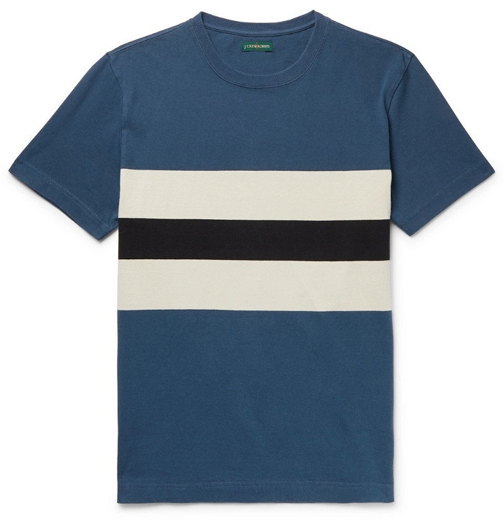 Photo: J.Crew - Always 1994 Striped Cotton-Jersey T-Shirt - Blue