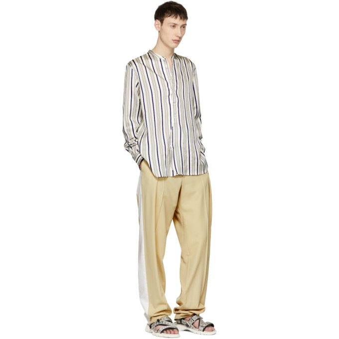 Burberry Multicolor Silk Stripe Shirt