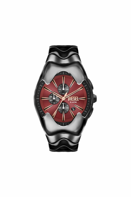 Photo: Diesel Mercurial gunmetal stainless steel watch - Timeframes Mens in Black