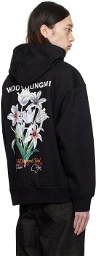 Wooyoungmi Black Graphic Hoodie