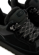 Ugg Lowmel Panelled Suede Sneakers Black