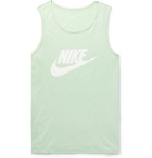 Nike - Sportswear Logo-Print Cotton-Jersey Tank Top - Green