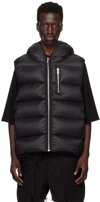 Photo: Rick Owens Black Porterville Sealed Down Vest