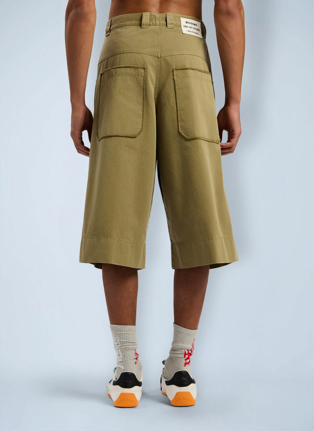 Palm Angels Military Patch Bermuda Shorts