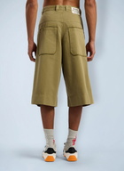 Palm Angels Military Patch Bermuda Shorts