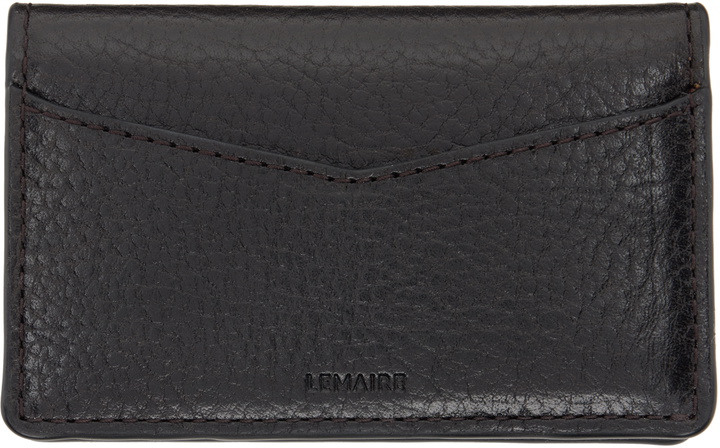 Photo: LEMAIRE Brown Gear Pocket Organizer Card Holder