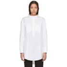 Wendelborn White Darted Bra Shirt