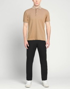 Canali Mens Polo shirt Camel