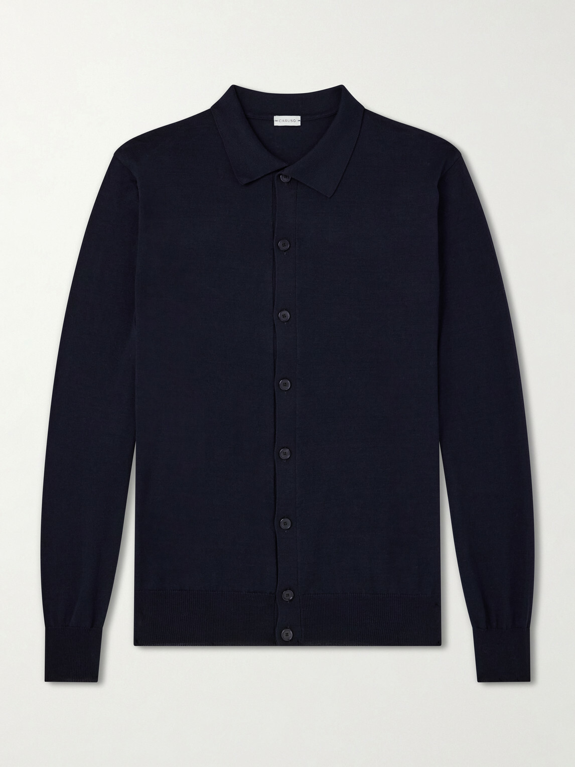 Caruso - Silk and Cotton-Blend Cardigan - Blue