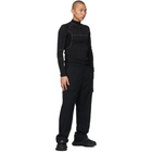 HELIOT EMIL Black Half-Zip Turtleneck