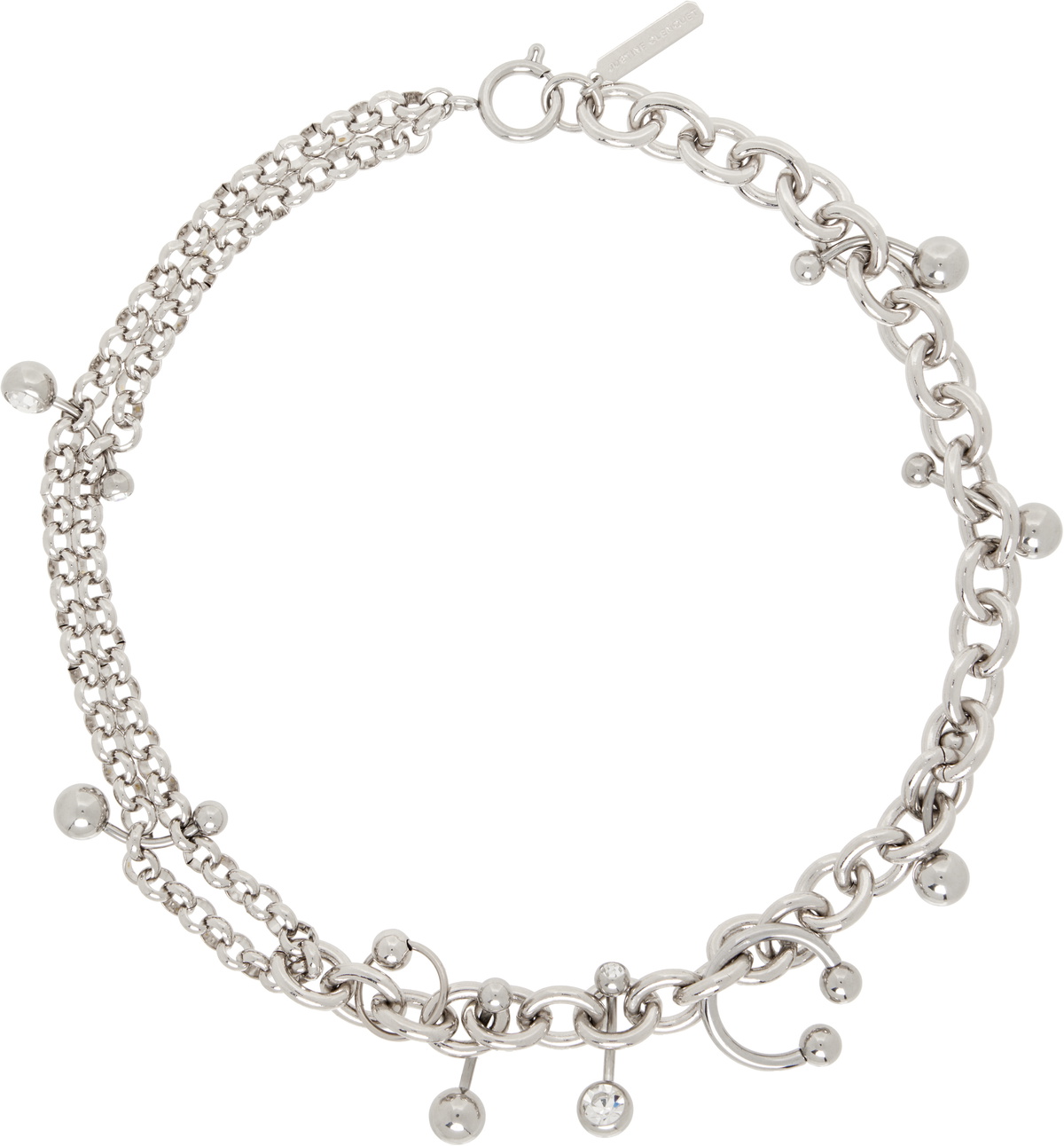 【関税込み】Justine Clenquet シルバー Suzanne ネックレス 関税込み】Justine Clenquet シルバー Suzanne ネックレス