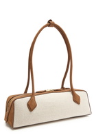 Alaïa Le Teckel Medium Canvas Shoulder bag - Cream - One Size
