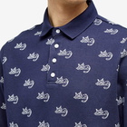 Puma Men's x Noah Jacquard Polo Shirt in Navy