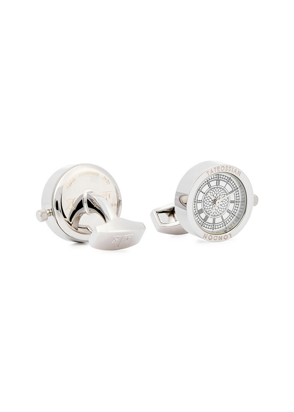 Photo: Tateossian Watch Silver-tone Cufflinks