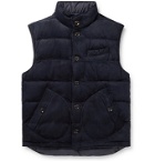 Ralph Lauren Purple Label - Mardell Reversible Quilted Suede and Shell Down Gilet - Unknown