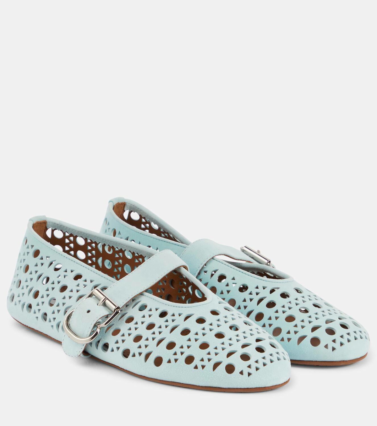 Alaïa Vienne leather ballet flats