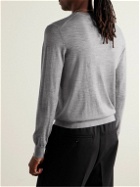Theory - Slim-Fit Wool Sweater - Gray