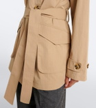 Varley Celina belted cotton-blend jacket
