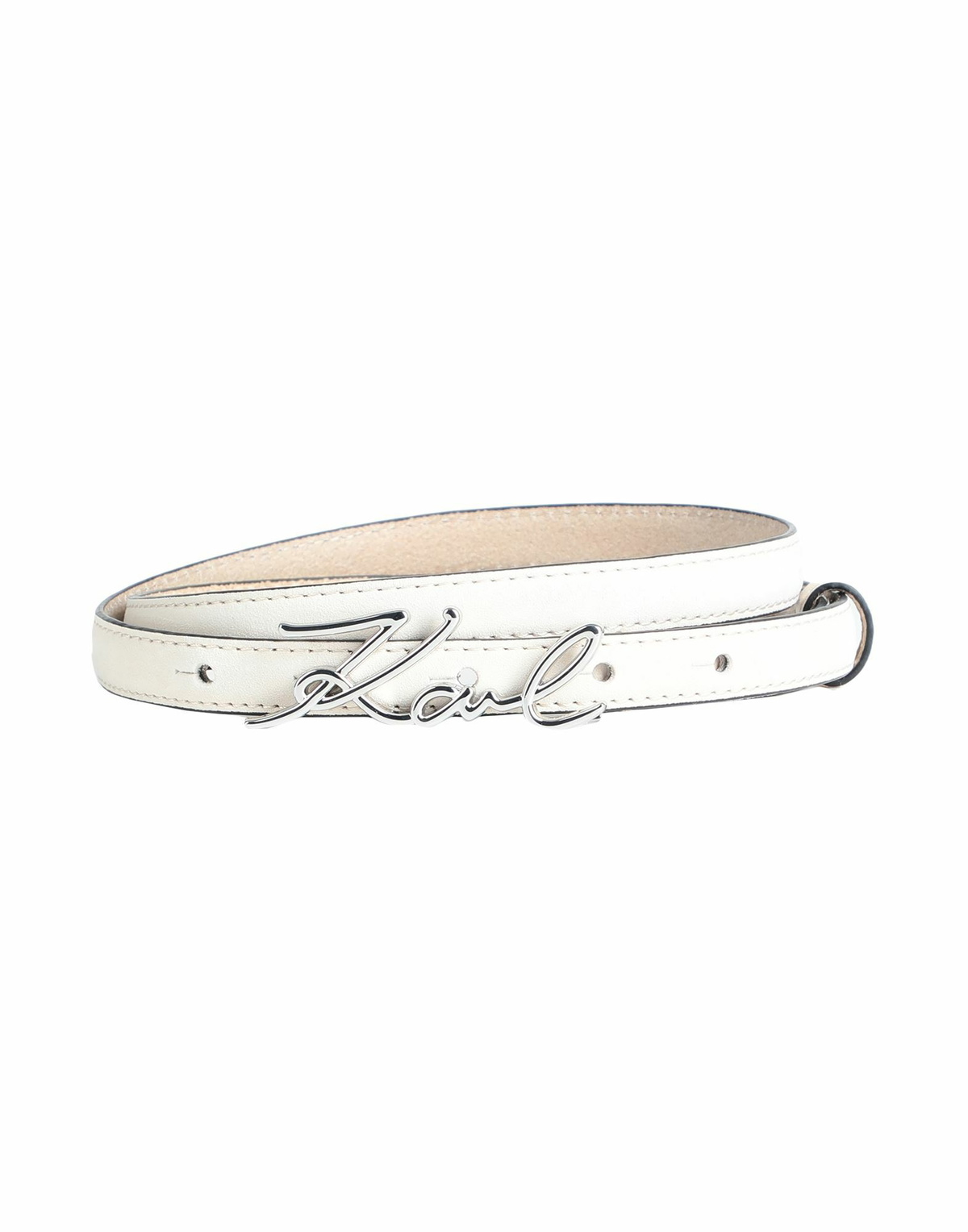 Karl Lagerfeld Womens Belt in Beige