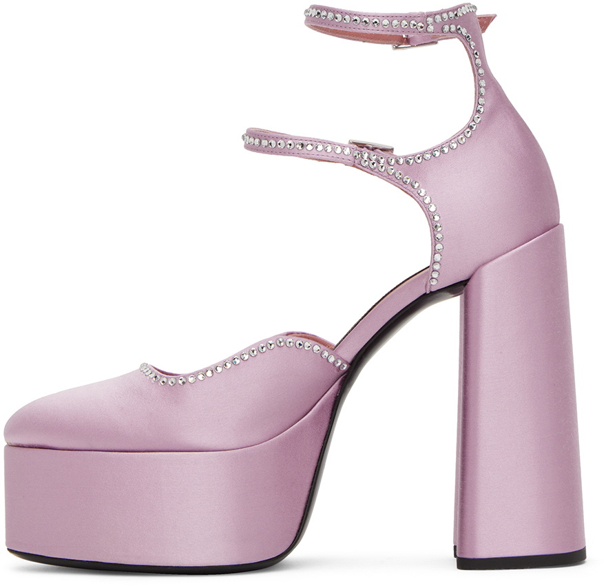 Les Petits Joueurs Purple Sole Jane Heels