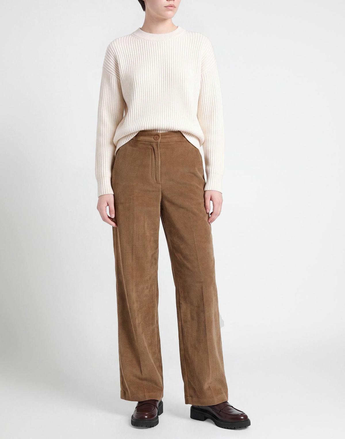 Manila Grace Womens Pants in Khaki