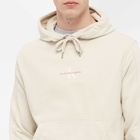 Calvin Klein Men's Monogram Logo Hoody in Eggshell