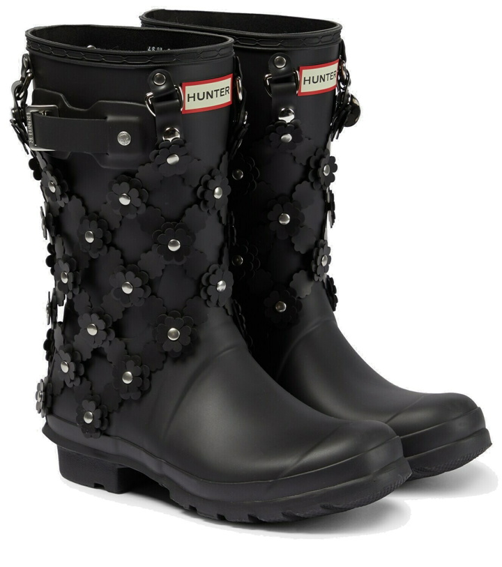Photo: Noir Kei Ninomiya x Hunter chain-embellished rain boots