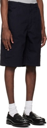 nanamica Navy Ripstop Cargo Shorts