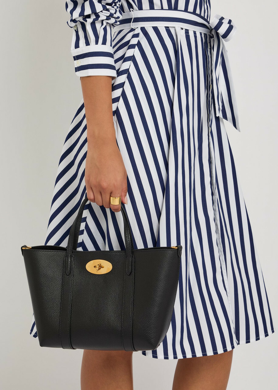 Mulberry Bayswater Mini Grained Leather Cross-body bag - Black - One Size