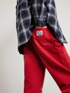 Cherry Los Angeles - Wide-Leg Cotton-Canvas Trousers - Red