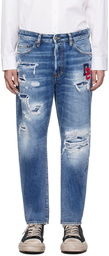 Dsquared2 Blue Bro Jeans