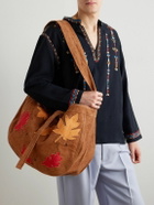 Story mfg. - Big Shop Logo-Embroidered Appliquéd Cotton-Canvas Tote Bag