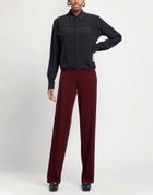 Roberto Collina Womens Pants Burgundy
