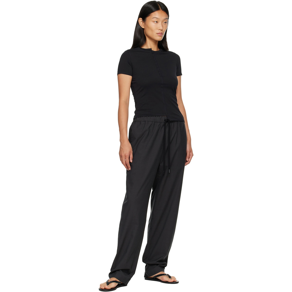 Y-3 Black W Ftd Ss T-shirt