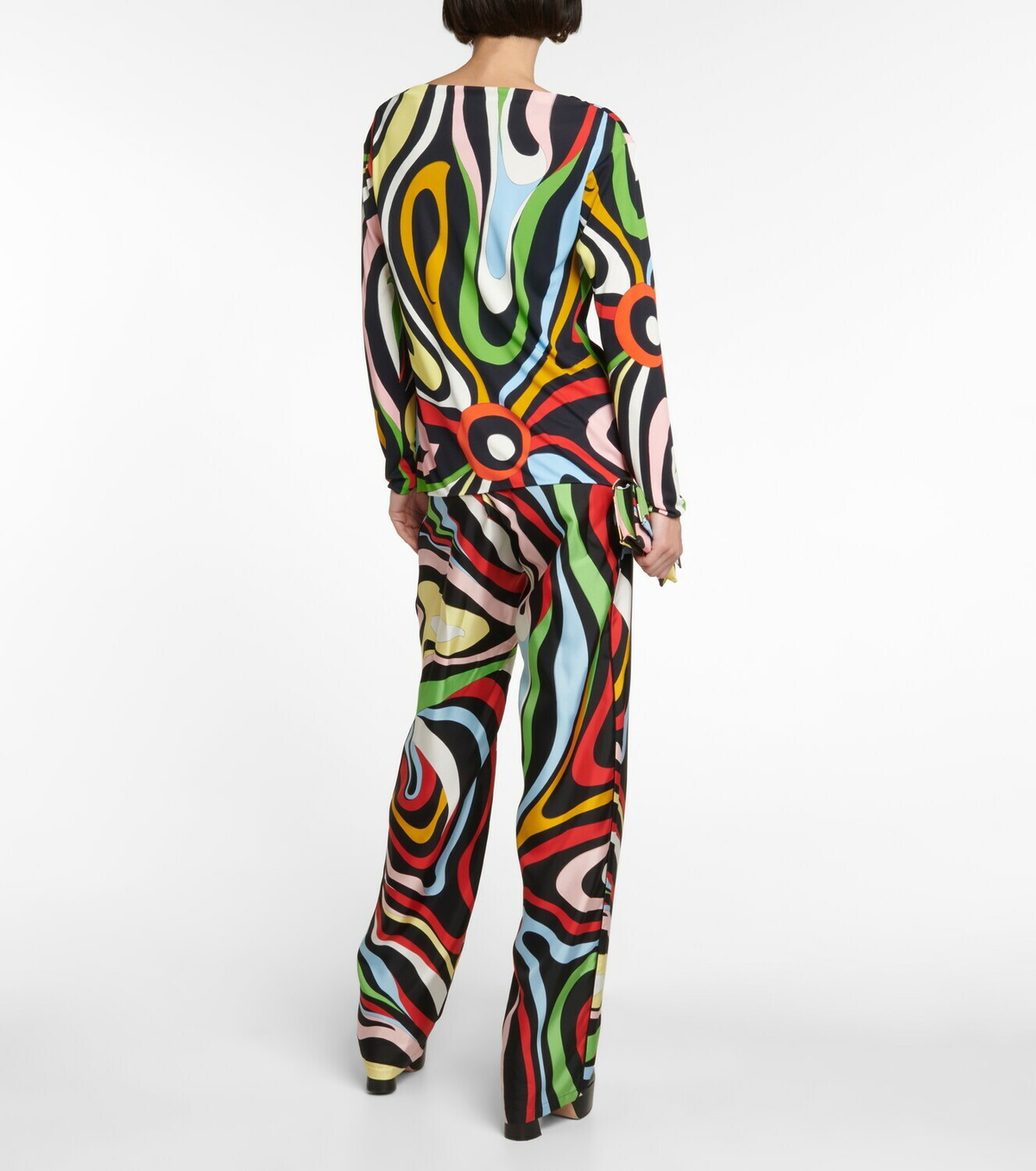 Pucci - Printed jersey blouse Emilio Pucci