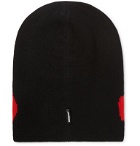 Moncler Genius - 3 Grenoble Intarsia Wool and Cashmere-Blend Beanie - Black