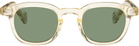 Maison Kitsuné Yellow A. Society Edition Camille Sunglasses