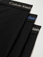 Calvin Klein Underwear - Three-Pack Stretch-Cotton Boxer Briefs - Black