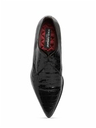 DOLCE & GABBANA - Achille Croc Embossed Leather Derby Shoe