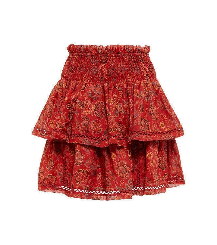 Photo: SIR - Allegra floral ramie miniskirt