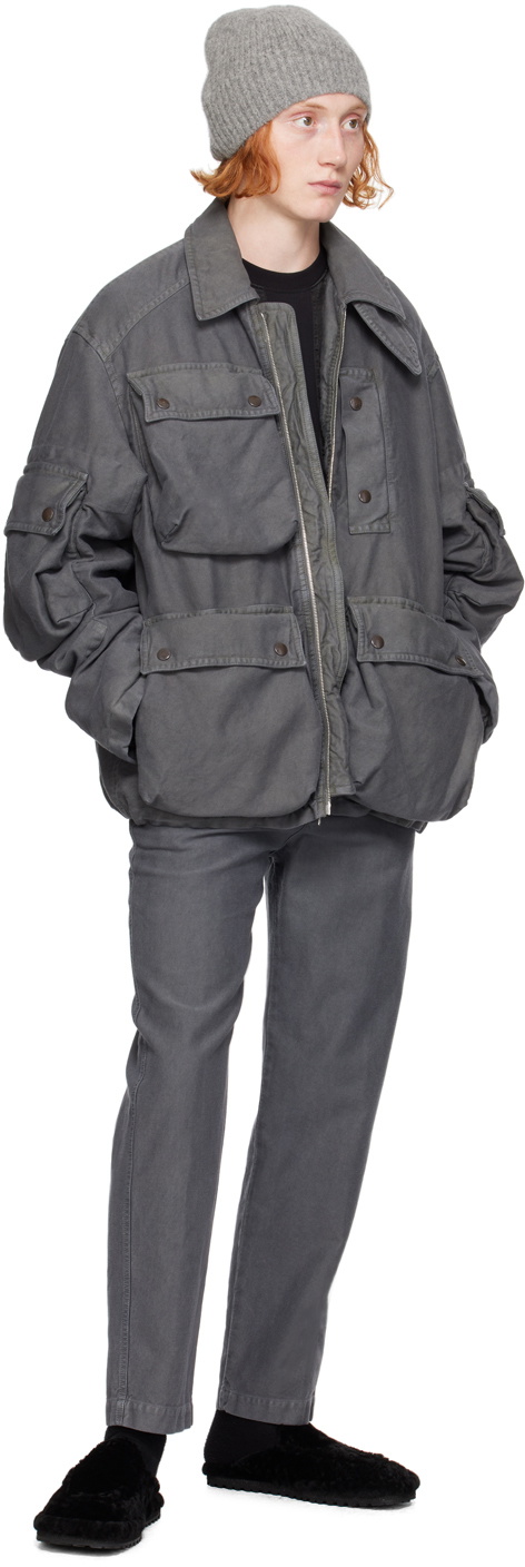 【DRIES VAN NOTEN】FW24 ジップ ジャケット Grey 送料関税込 DRIES VAN NOTEN】FW24 ダッフルコート Black 送料関税込 (Dries