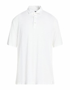 Fedeli Mens Polo shirt in White