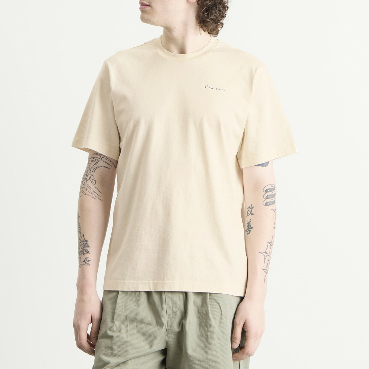 Foret Men's Slow Down T-Shirt in Cloud
