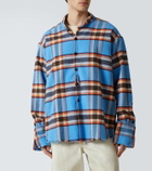 Greg Lauren Plaid cotton shirt