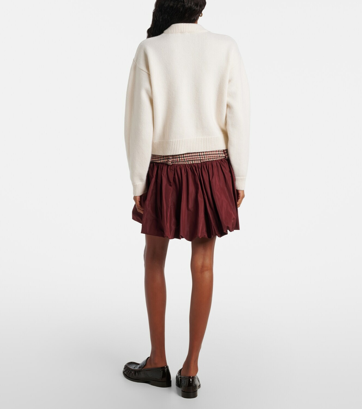Patou Logo wool and cashmere sweater