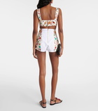 Dolce&Gabbana Capri printed high-rise shorts