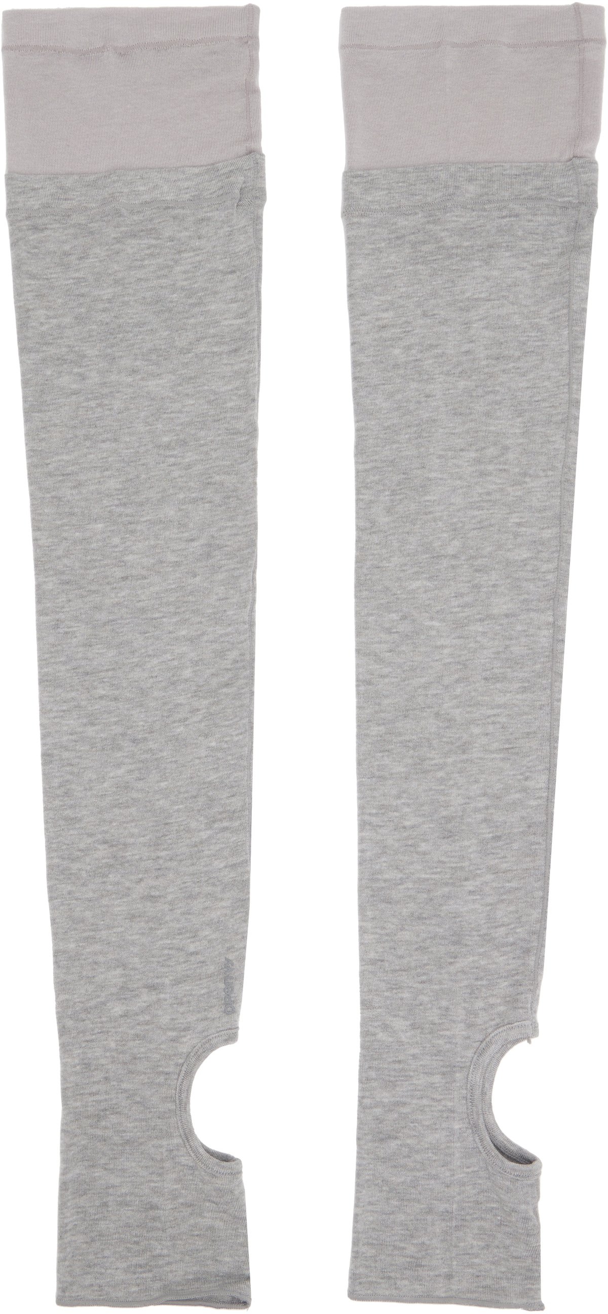 OPEN YY Gray High Socks