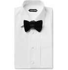 TOM FORD - White Slim-Fit Bib-Front Double-Cuff Sea Island Cotton Shirt - Men - White