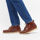 Bass Weejuns Men's Camp Moc III Ranger Boot in Dark Brown Leather